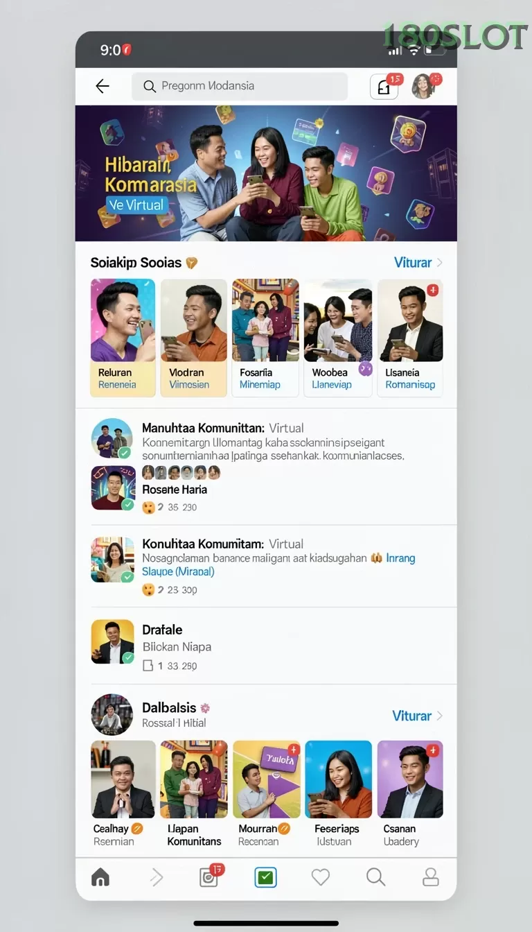 Cuplikan layar SURYA77 — halaman utama