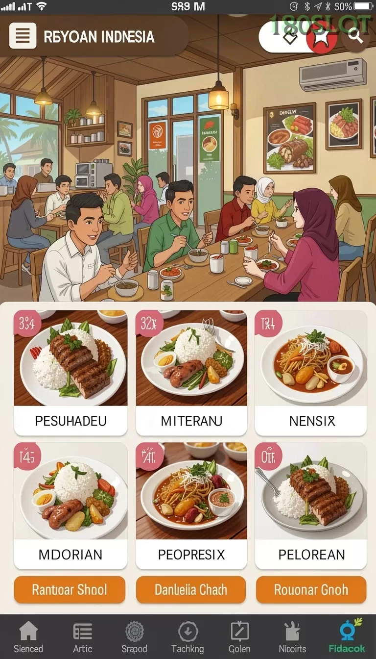 Cuplikan layar SURGA19 — menu navigasi