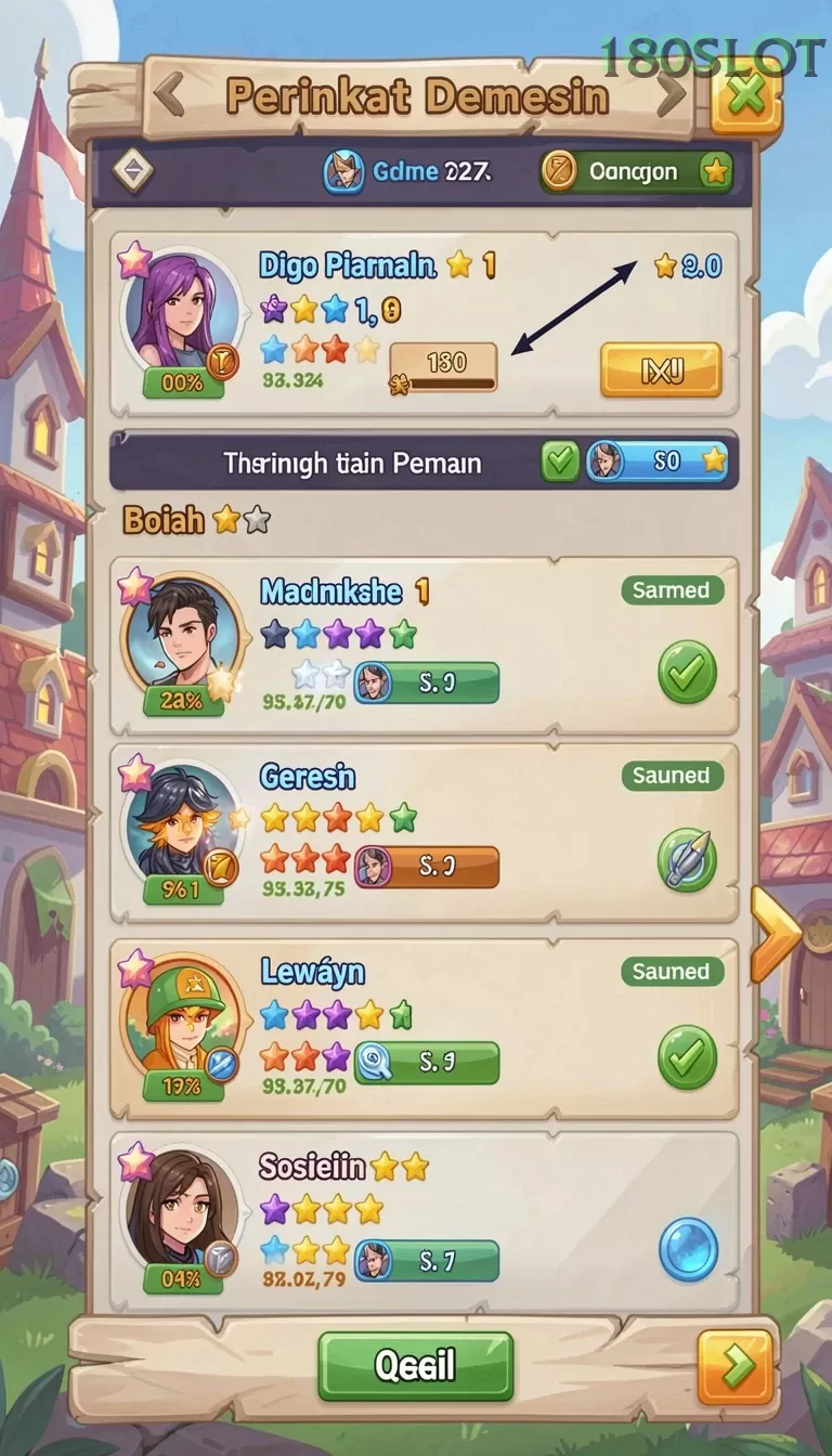 Cuplikan layar ADAM77 — menu navigasi